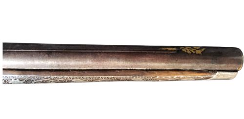 TURKISH SILVERINLAID FLINTLOCK HOLSTER PISTOL 19TH CENTURY FULLY WORKING 41CM FOR OTTOMAN COLLECTOR OF ARMS - ADDITIONAL PHOTO 8