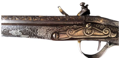 TURKISH SILVERINLAID FLINTLOCK HOLSTER PISTOL 19TH CENTURY FULLY WORKING 41CM FOR OTTOMAN COLLECTOR OF ARMS - ADDITIONAL PHOTO 13