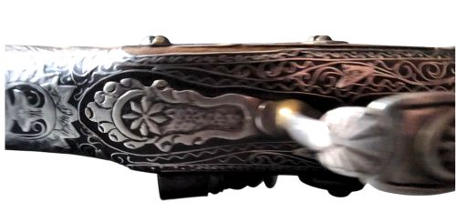 TURKISH SILVERINLAID FLINTLOCK HOLSTER PISTOL 19TH CENTURY FULLY WORKING 41CM FOR OTTOMAN COLLECTOR OF ARMS - ADDITIONAL PHOTO 26