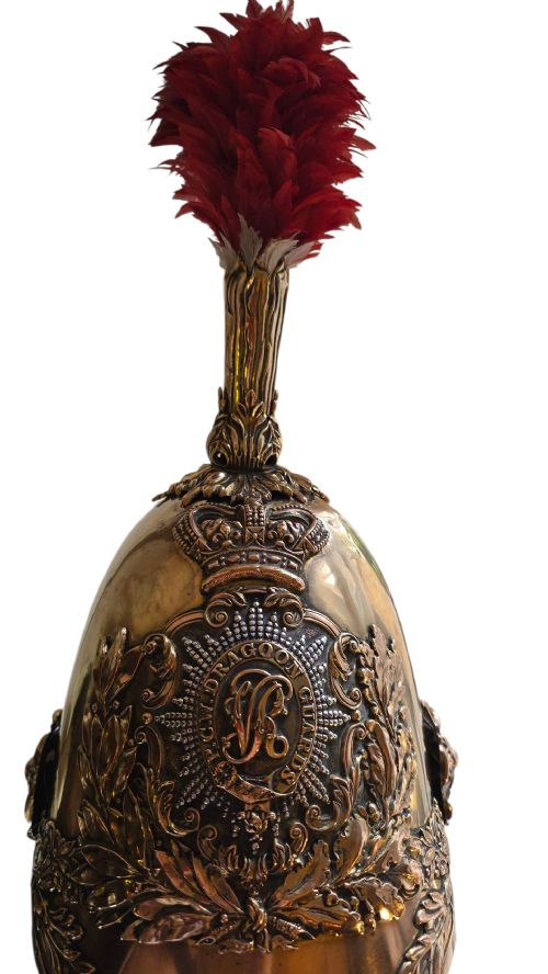PORTO BRITISH 1847 OFFICERS HELMET VICTORIAN OF THE 5TH PRINCESS CHARLOTTE OF WALESS DRAGOON GUARDS CIRCA18451855 - ADDITIONAL PHOTO 4