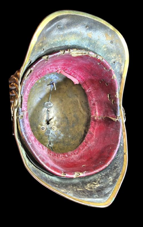 PORTO BRITISH 1847 OFFICERS HELMET VICTORIAN OF THE 5TH PRINCESS CHARLOTTE OF WALESS DRAGOON GUARDS CIRCA18451855 - ADDITIONAL PHOTO 11