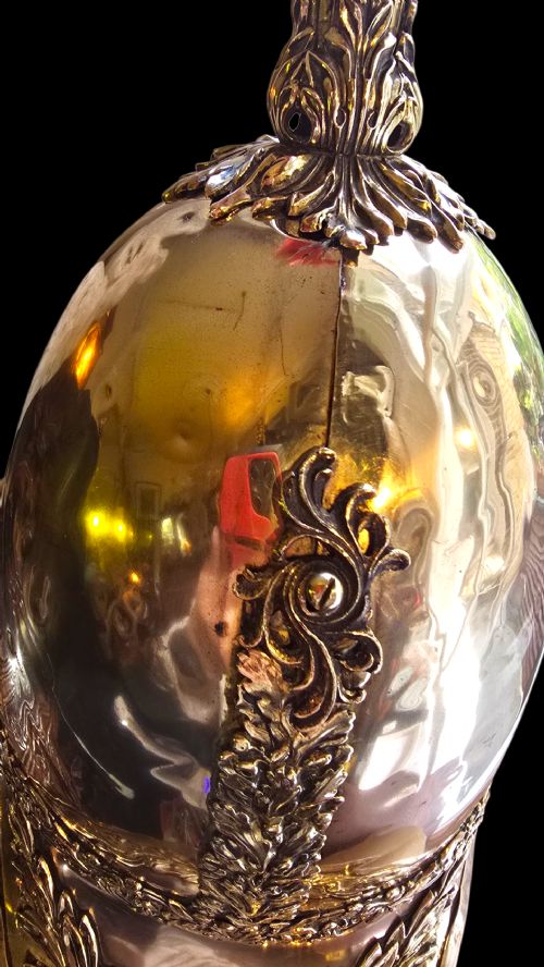 PORTO BRITISH 1847 OFFICERS HELMET VICTORIAN OF THE 5TH PRINCESS CHARLOTTE OF WALESS DRAGOON GUARDS CIRCA18451855 - ADDITIONAL PHOTO 17
