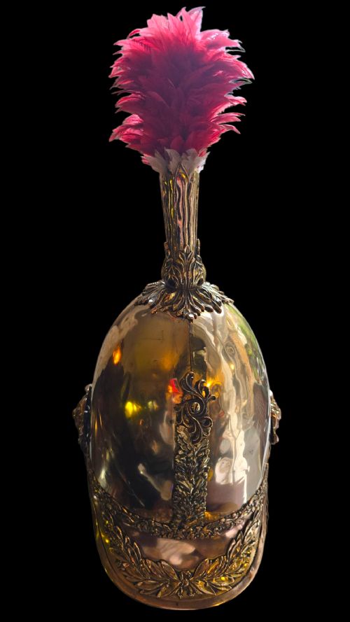 PORTO BRITISH 1847 OFFICERS HELMET VICTORIAN OF THE 5TH PRINCESS CHARLOTTE OF WALESS DRAGOON GUARDS CIRCA18451855 - ADDITIONAL PHOTO 18