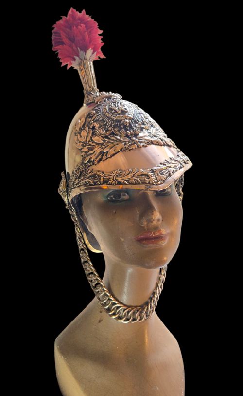 PORTO BRITISH 1847 OFFICERS HELMET VICTORIAN OF THE 5TH PRINCESS CHARLOTTE OF WALESS DRAGOON GUARDS CIRCA18451855 - ADDITIONAL PHOTO 20