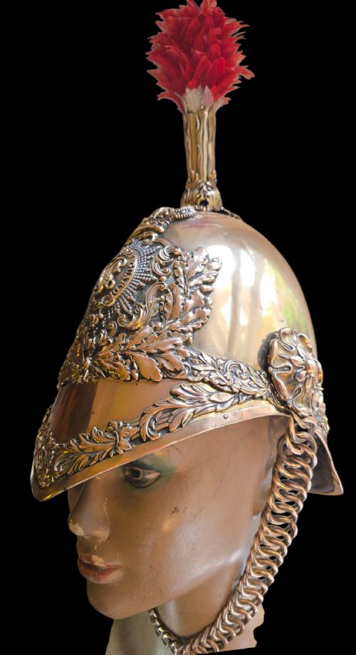 PORTO BRITISH 1847 OFFICERS HELMET VICTORIAN OF THE 5TH PRINCESS CHARLOTTE OF WALESS DRAGOON GUARDS CIRCA18451855 - ADDITIONAL PHOTO 21
