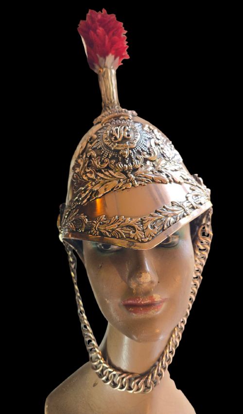 PORTO BRITISH 1847 OFFICERS HELMET VICTORIAN OF THE 5TH PRINCESS CHARLOTTE OF WALESS DRAGOON GUARDS CIRCA18451855 - ADDITIONAL PHOTO 22