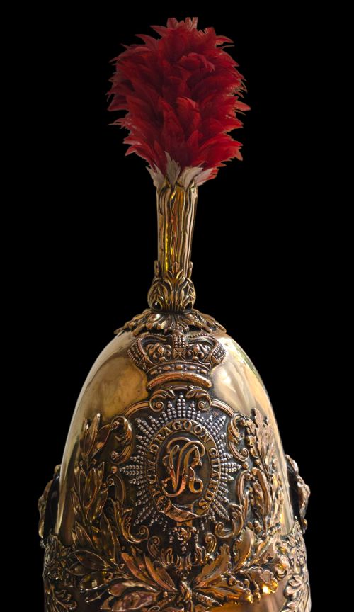 PORTO BRITISH 1847 OFFICERS HELMET VICTORIAN OF THE 5TH PRINCESS CHARLOTTE OF WALESS DRAGOON GUARDS CIRCA18451855 - ADDITIONAL PHOTO 25