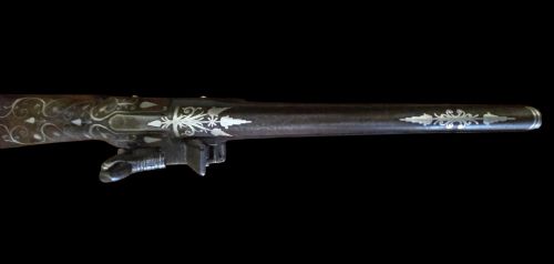OTTOMANBALKAN SILVERINLAID MIQUELET PISTOL LATE 18TH TO EARLY 19TH CENTURY PROFUSELY DECORATED WITH SILVER INLAY - ADDITIONAL PHOTO 21