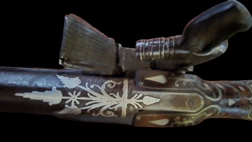 OTTOMANBALKAN SILVERINLAID MIQUELET PISTOL LATE 18TH TO EARLY 19TH CENTURY PROFUSELY DECORATED WITH SILVER INLAY - ADDITIONAL PHOTO 23