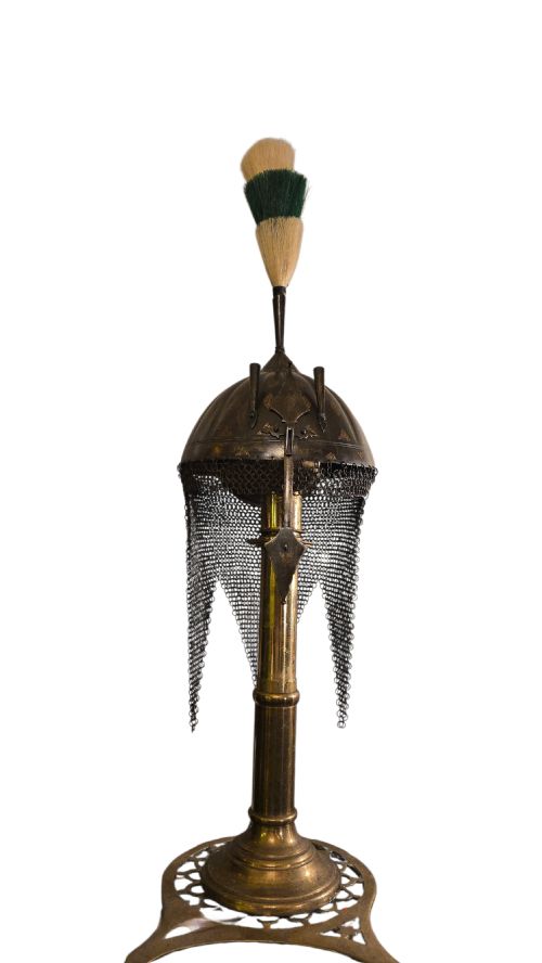 18TH CENTURY INDIAN KULAH KHUD HELMETINDIA NORTH INDIA MUGHALRAJPUT TRADITION CIRCA 17701800 - ADDITIONAL PHOTO 4