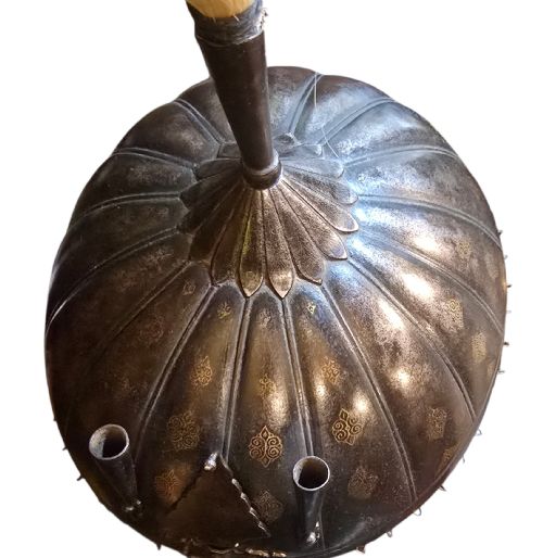 18TH CENTURY INDIAN KULAH KHUD HELMETINDIA NORTH INDIA MUGHALRAJPUT TRADITION CIRCA 17701800 - ADDITIONAL PHOTO 7