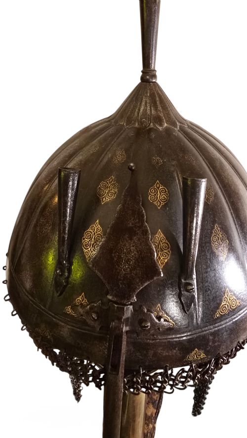 18TH CENTURY INDIAN KULAH KHUD HELMETINDIA NORTH INDIA MUGHALRAJPUT TRADITION CIRCA 17701800 - ADDITIONAL PHOTO 13