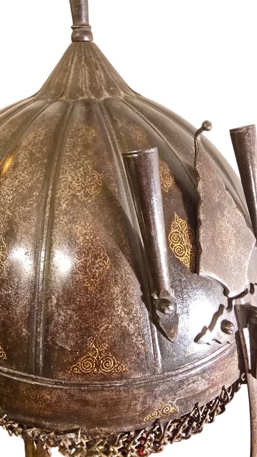 18TH CENTURY INDIAN KULAH KHUD HELMETINDIA NORTH INDIA MUGHALRAJPUT TRADITION CIRCA 17701800 - ADDITIONAL PHOTO 14