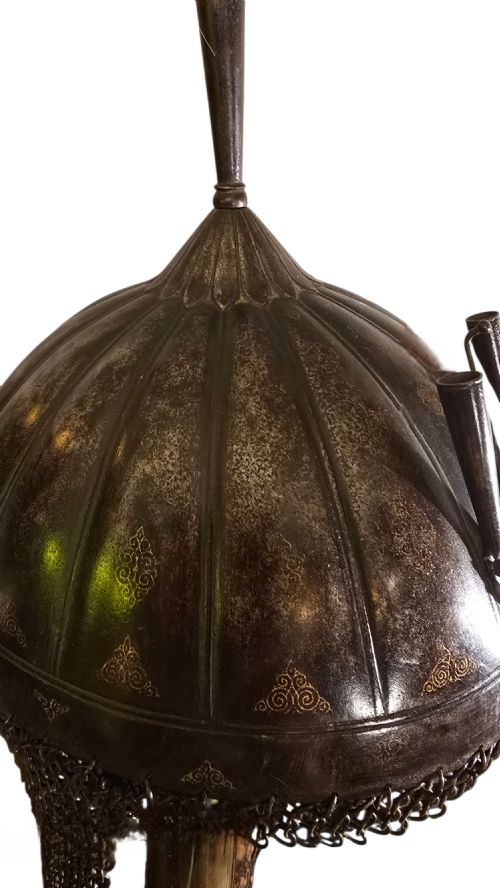 18TH CENTURY INDIAN KULAH KHUD HELMETINDIA NORTH INDIA MUGHALRAJPUT TRADITION CIRCA 17701800 - ADDITIONAL PHOTO 16
