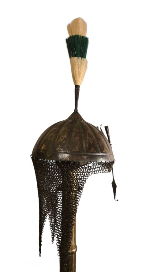 18TH CENTURY INDIAN KULAH KHUD HELMETINDIA NORTH INDIA MUGHALRAJPUT TRADITION CIRCA 17701800 - ADDITIONAL PHOTO 19
