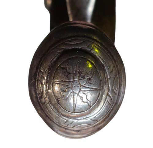 RARE SMALL FRENCH FLINTLOCK 40BORE TRAVELLING MUFF PISTOL MID18TH CENTURY SILVER WIRE INLAY - ADDITIONAL PHOTO 7