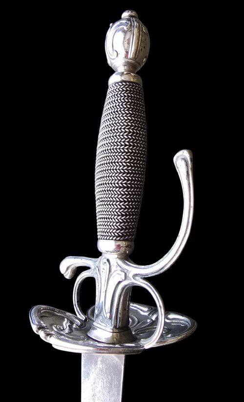 18TH CENTURY CONTINENTAL SILVERHILTED SMALLSWORD LATER PERIOD CONVERSION TO A SHORT SWORDDAGGER FRANCE OR FRANCOITALIAN ORIGINALLY CIRCA 17501775 PERIOD CONVERSION CIRCA 17901820 - ADDITIONAL PHOTO 13