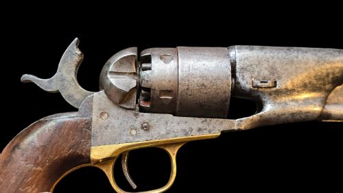 COLT MODEL 1860 ARMY 44 CALIBRE PERCUSSION REVOLVER US MARTIAL ISSUE CIVIL WAR PERIOD - ADDITIONAL PHOTO 1