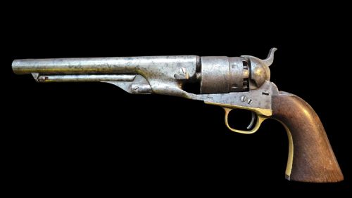 COLT MODEL 1860 ARMY 44 CALIBRE PERCUSSION REVOLVER US MARTIAL ISSUE CIVIL WAR PERIOD - ADDITIONAL PHOTO 2