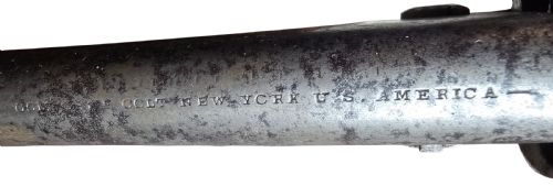 COLT MODEL 1860 ARMY 44 CALIBRE PERCUSSION REVOLVER US MARTIAL ISSUE CIVIL WAR PERIOD - ADDITIONAL PHOTO 4
