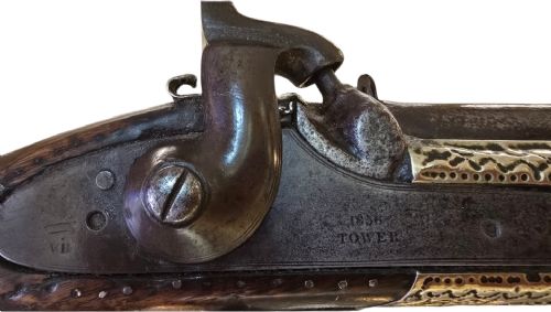 RARE NORTH AFRICAN MUSKET WITH TOWER LOCK MID19TH CENTURY - ADDITIONAL PHOTO 9