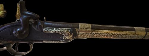 RARE NORTH AFRICAN MUSKET WITH TOWER LOCK MID19TH CENTURY - ADDITIONAL PHOTO 11