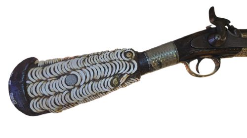 RARE NORTH AFRICAN MUSKET WITH TOWER LOCK MID19TH CENTURY - ADDITIONAL PHOTO 14
