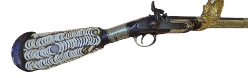 RARE NORTH AFRICAN MUSKET WITH TOWER LOCK MID19TH CENTURY - ADDITIONAL PHOTO 15