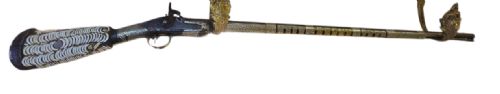 RARE NORTH AFRICAN MUSKET WITH TOWER LOCK MID19TH CENTURY - ADDITIONAL PHOTO 17