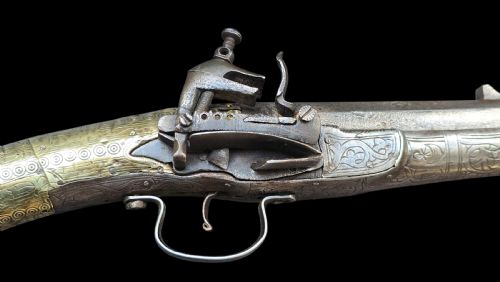 OTTOMAN BALKAN DECORATED FLINTLOCK FRONTIER MUSKET CARBINE BALKANS C17801810 - ADDITIONAL PHOTO 2