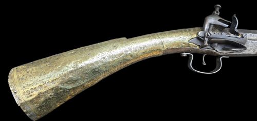 OTTOMAN BALKAN DECORATED FLINTLOCK FRONTIER MUSKET CARBINE BALKANS C17801810 - ADDITIONAL PHOTO 16