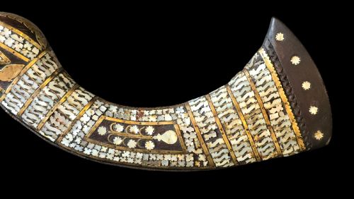 INDOPERSIAN FLINTLOCK MUSKET WITH MOTHEROFPEARL BRASS INLAY LATE 18TH CENTURY - ADDITIONAL PHOTO 4