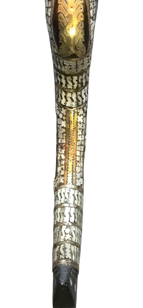 INDOPERSIAN FLINTLOCK MUSKET WITH MOTHEROFPEARL BRASS INLAY LATE 18TH CENTURY - ADDITIONAL PHOTO 23