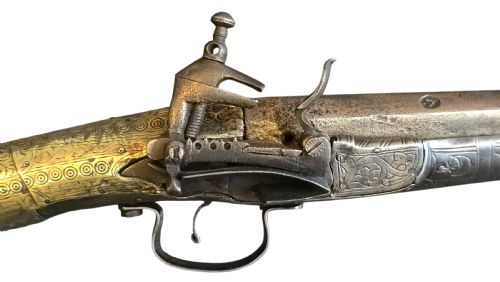 OTTOMAN BALKAN DECORATED FLINTLOCK FRONTIER MUSKET CARBINE BALKANS C17801810 - ADDITIONAL PHOTO 26
