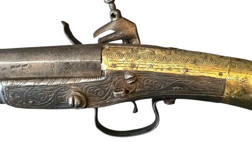 OTTOMAN BALKAN DECORATED FLINTLOCK FRONTIER MUSKET CARBINE BALKANS C17801810 - ADDITIONAL PHOTO 27