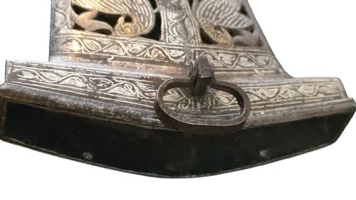 INDIAN STEEL KATAR PUSH DAGGER WITH PIERCED STEEL SHEATH RAJASTHAN SOUTH INDIA LATE 18TH19TH CENTURY - ADDITIONAL PHOTO 13