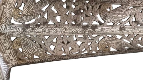 INDIAN STEEL KATAR PUSH DAGGER WITH PIERCED STEEL SHEATH RAJASTHAN SOUTH INDIA LATE 18TH19TH CENTURY - ADDITIONAL PHOTO 16