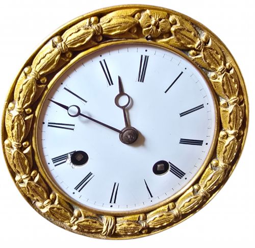 NAPOLEON CROSSING THE ALPS19TH CENTURY FRENCH GILT AND PATINATED BRONZE MANTEL CLOCK - ADDITIONAL PHOTO 10