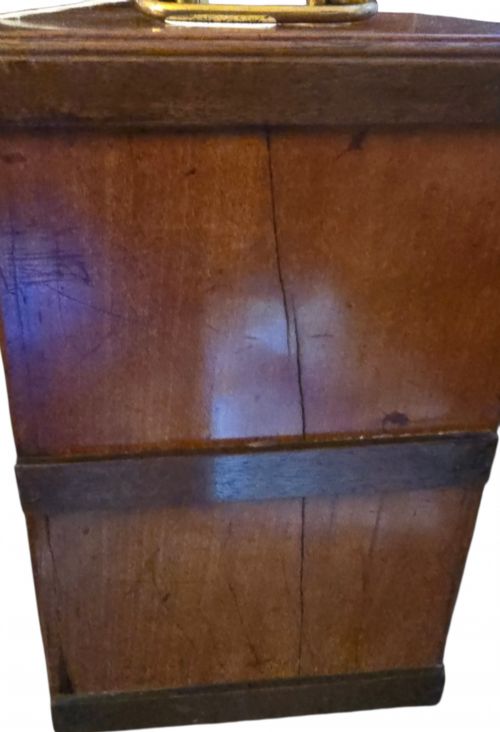 R J BECK LONDON BINOCULAR MICROSCOPE IMPROVED NATIONAL C1880 IN ORIGINAL MAHOGANY CASE - ADDITIONAL PHOTO 6