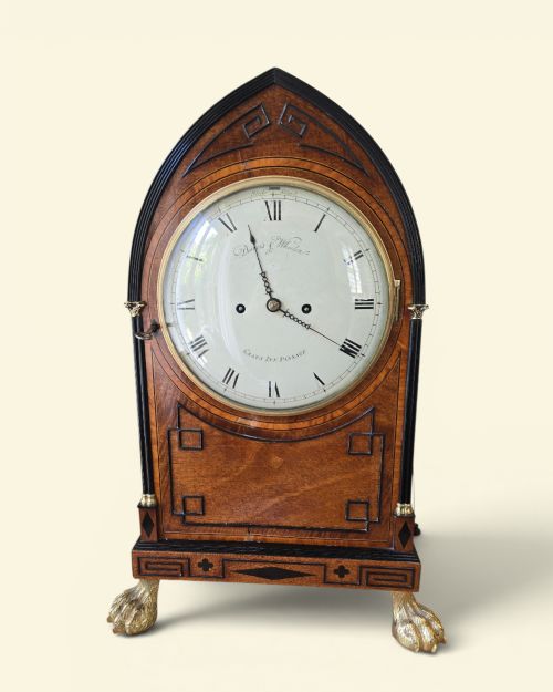 GEORGIAN PERIOD LANCETTOP BRACKET CLOCK BY THE NOTED LONDON MAKERS DESBOIS WHEELER OF GRAYS INN PASSAGE DATING TO CIRCA 18101820 - ADDITIONAL PHOTO 1