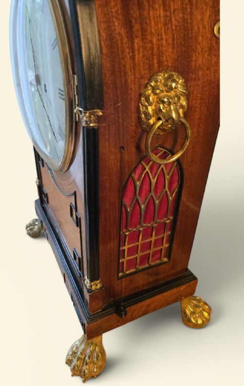 GEORGIAN PERIOD LANCETTOP BRACKET CLOCK BY THE NOTED LONDON MAKERS DESBOIS WHEELER OF GRAYS INN PASSAGE DATING TO CIRCA 18101820 - ADDITIONAL PHOTO 2