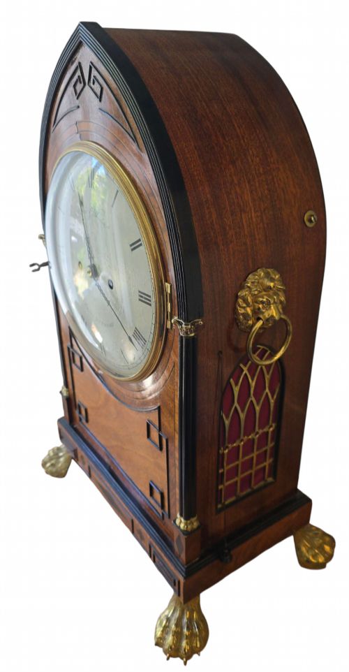 GEORGIAN PERIOD LANCETTOP BRACKET CLOCK BY THE NOTED LONDON MAKERS DESBOIS WHEELER OF GRAYS INN PASSAGE DATING TO CIRCA 18101820 - ADDITIONAL PHOTO 7