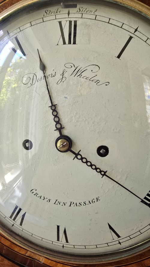 GEORGIAN PERIOD LANCETTOP BRACKET CLOCK BY THE NOTED LONDON MAKERS DESBOIS WHEELER OF GRAYS INN PASSAGE DATING TO CIRCA 18101820 - ADDITIONAL PHOTO 10