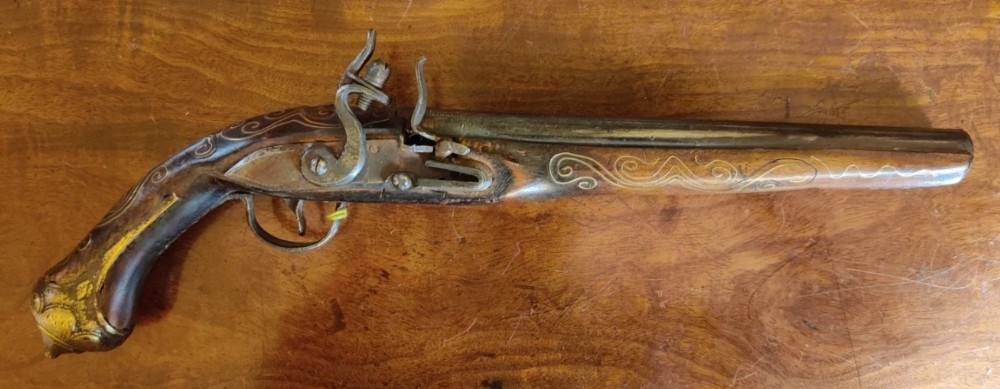 Early 19th century Century Ottoman Flintlock holster Pistol.