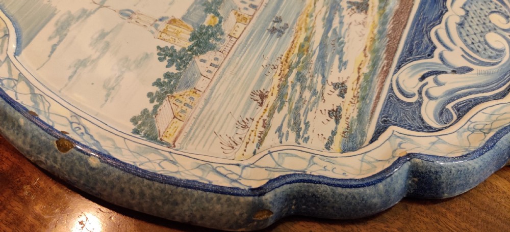 A fine 19th century Dutch Delft, Antique wall plaque. View XI