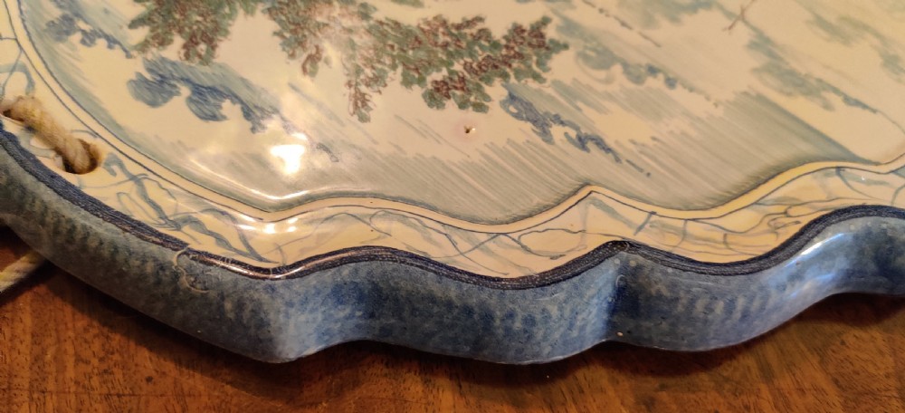 A fine 19th century Dutch Delft, Antique wall plaque. View XII