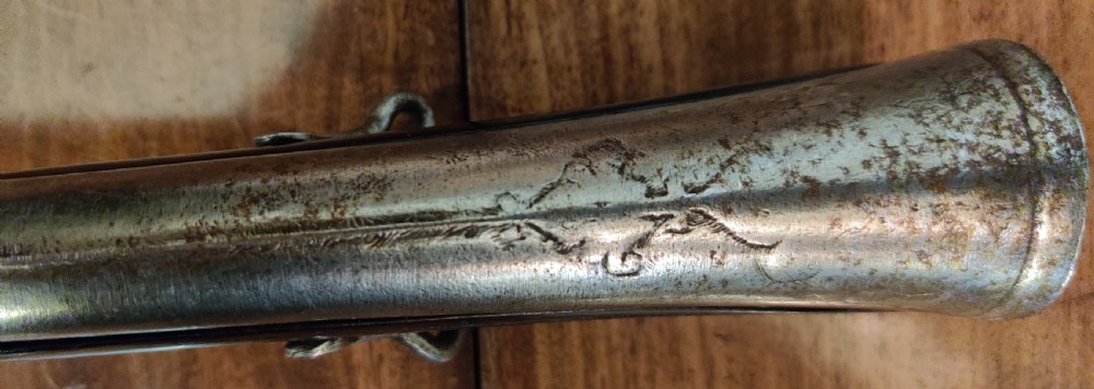 A rare 19th century Ottoman Turkish flintlock blunderbuss of quite short proportions. View VIII