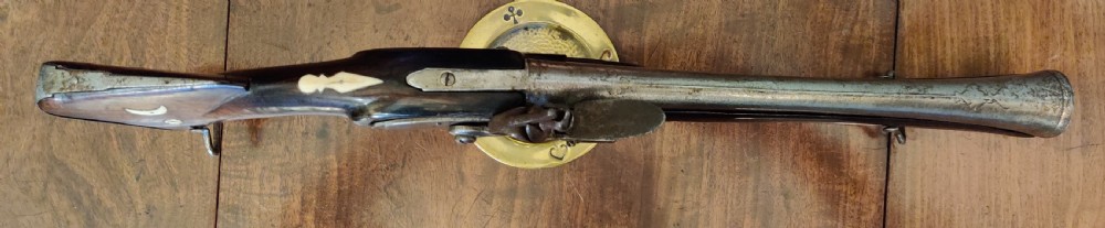 A rare 19th century Ottoman Turkish flintlock blunderbuss of quite short proportions. View XIII