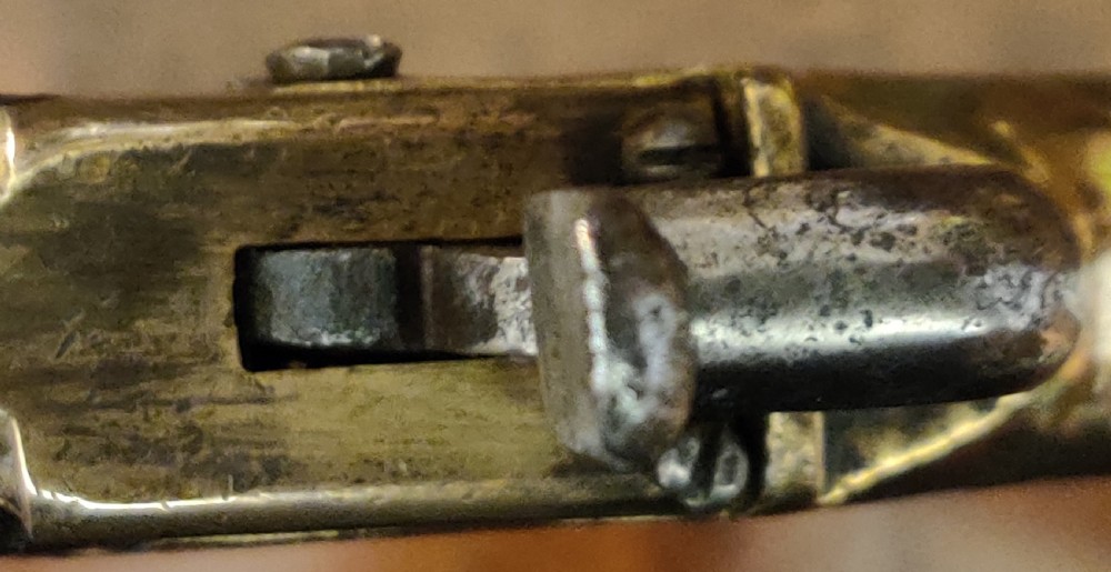 Belgian Blunderbuss  Pistol, with brass barrel.  View V