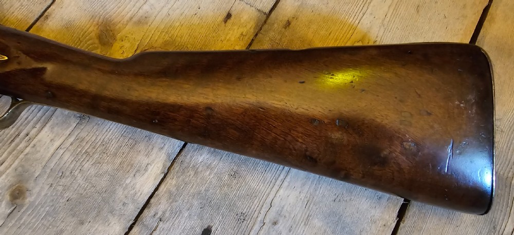 Flintlock Blunderbuss fitted with a folding bayonet circa 1780. View XIV